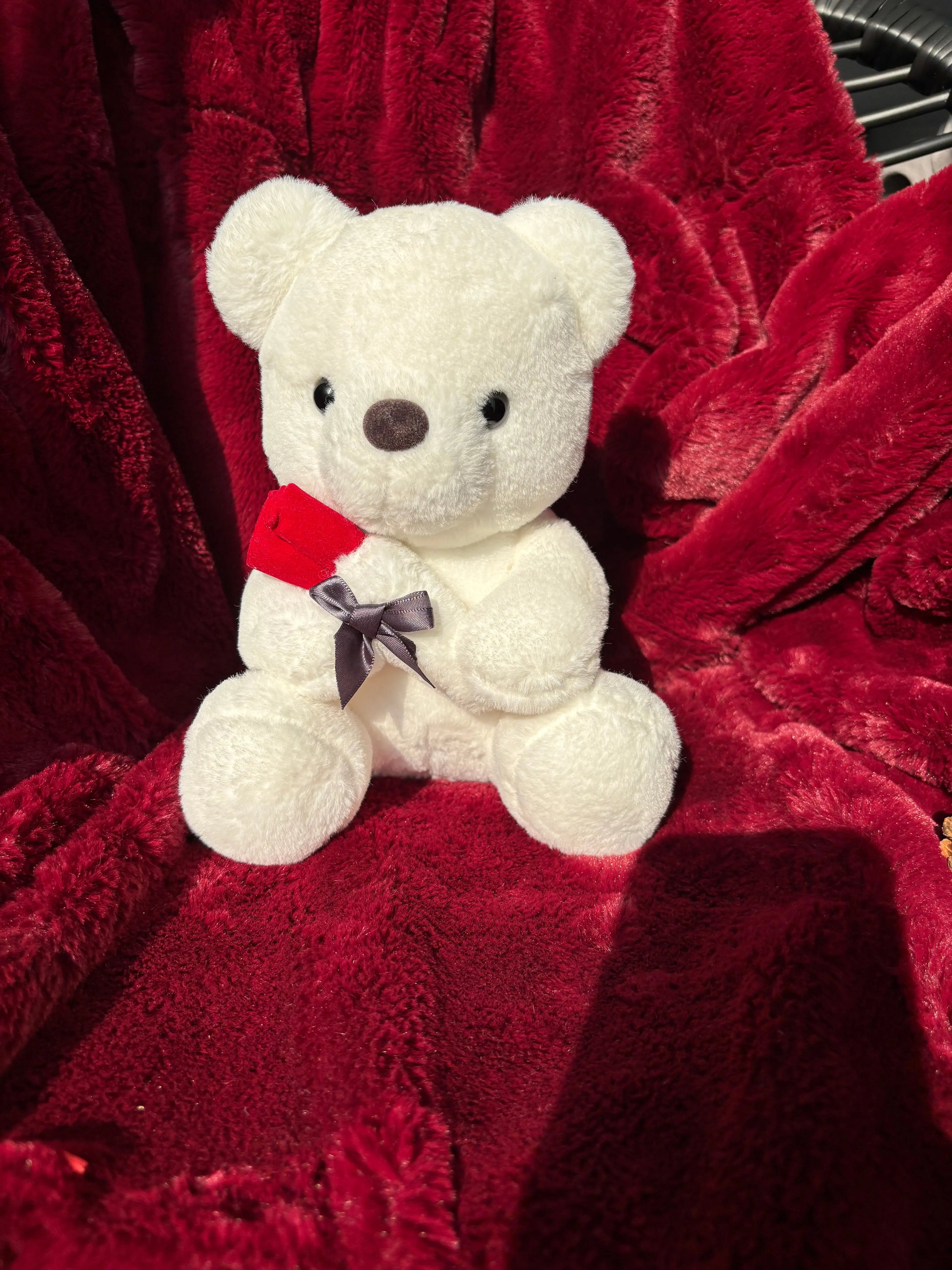 Pack peluche + flower box roses éternelles 16 unités LUXURY FLOWERS