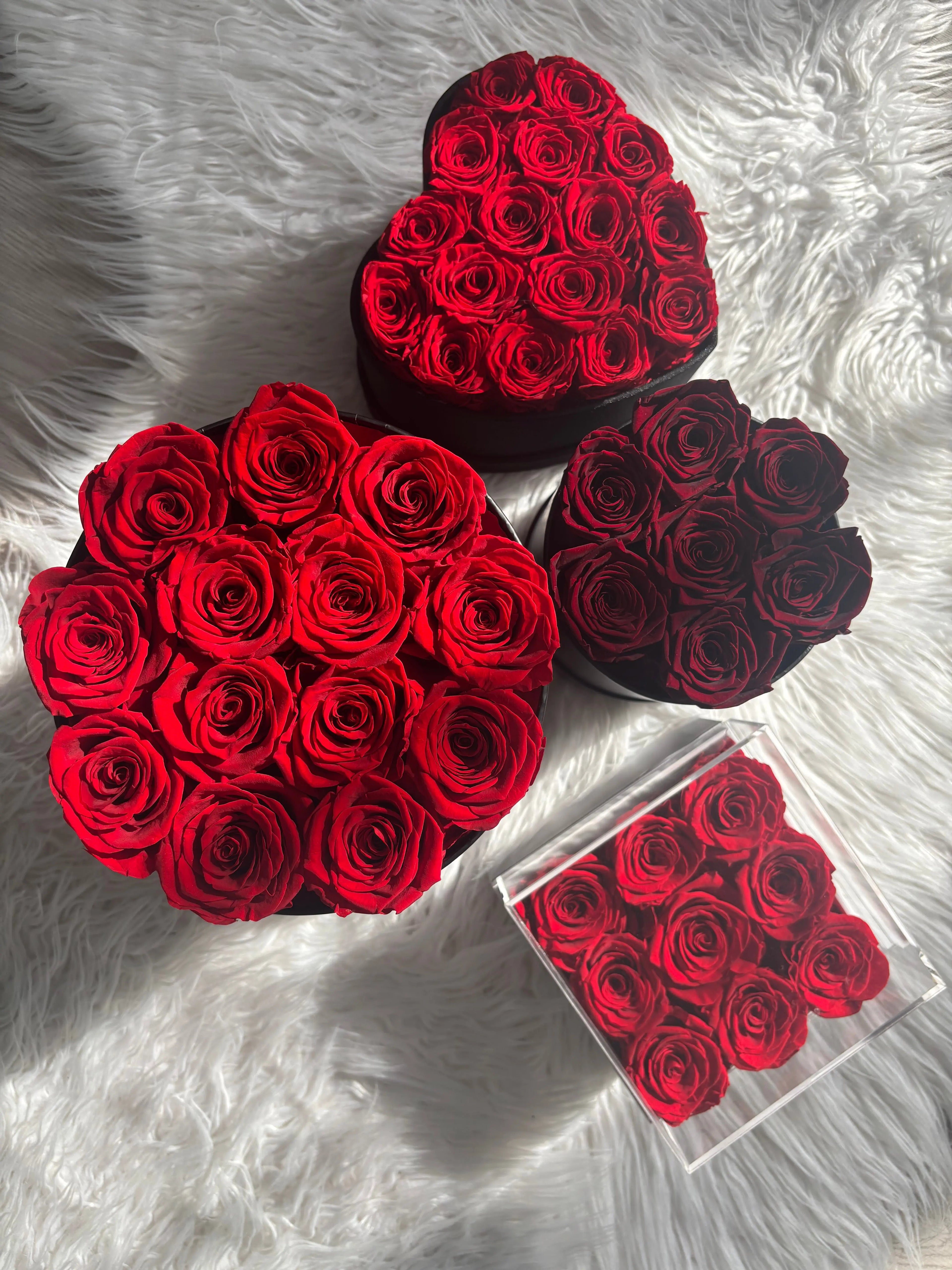 Flower Box /Boîte de roses éternelle LUXURY FLOWERS