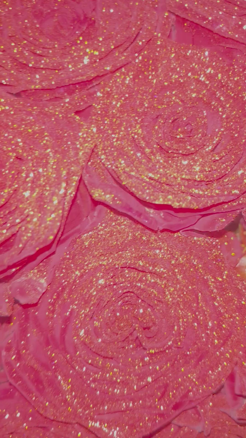 Bouquet de roses fraîches pailletée, livraison express